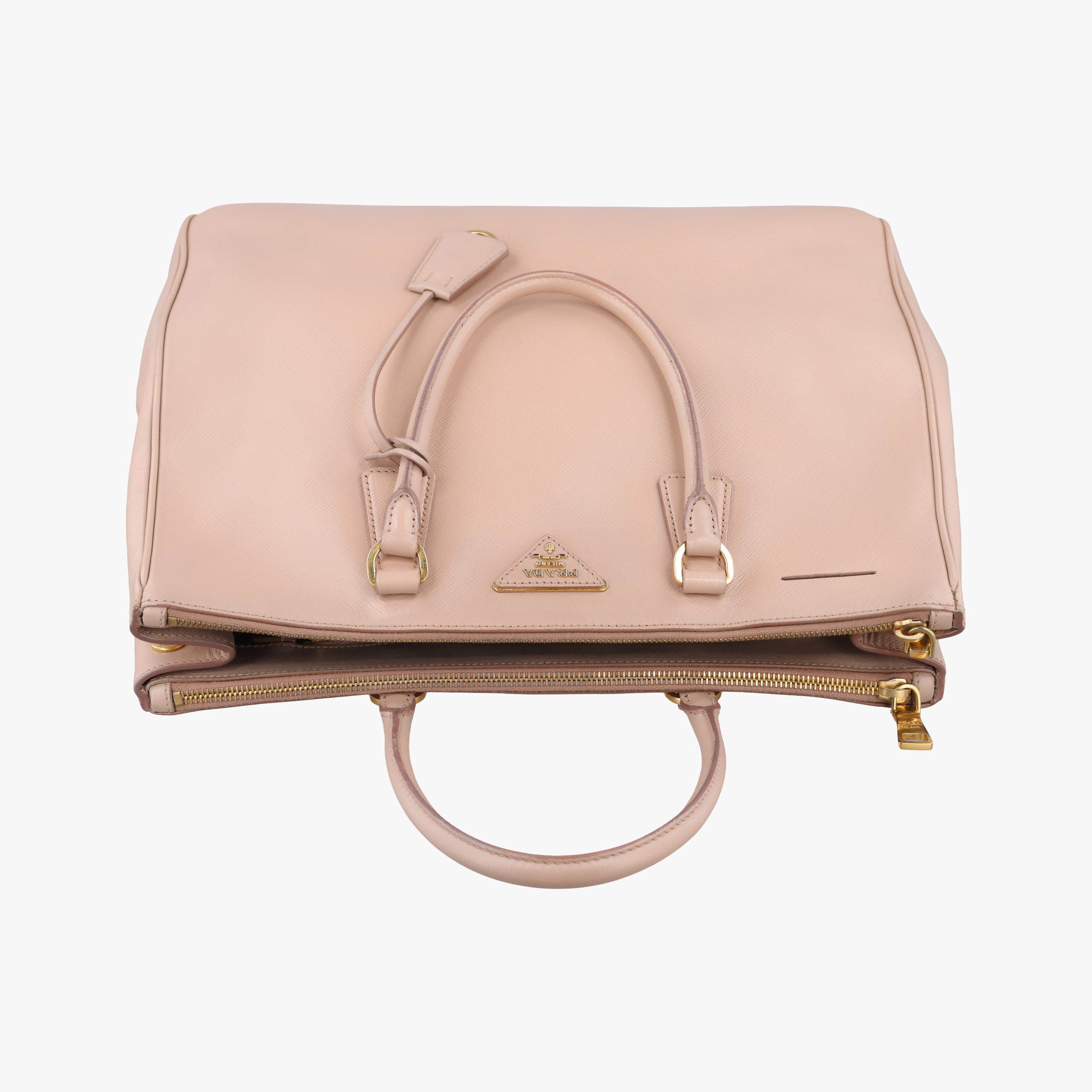 Pre-owned Prada Galleria Pink SAFFIANO Leather BN2274 handbag | stylenewstar
