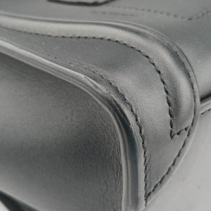 Pre-owned Celine luggage nano shopper Black Leather  shoulderbag | stylenewstar