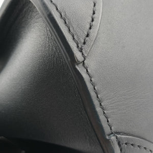 Pre-owned Celine luggage nano shopper Black Leather  shoulderbag | stylenewstar