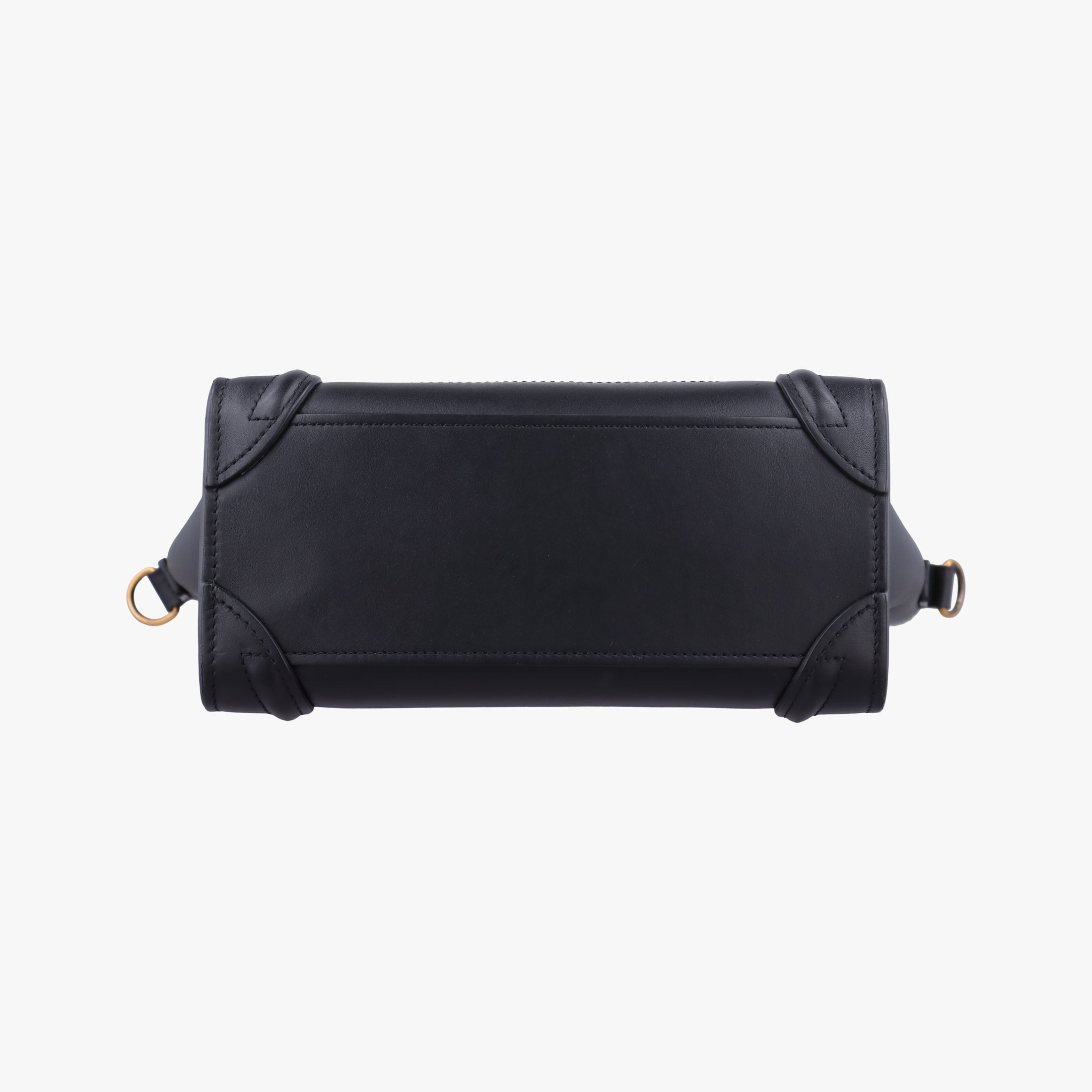 Pre-owned Celine luggage nano shopper Black Leather  shoulderbag | stylenewstar