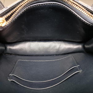 Pre-owned Christian Dior Saddle Navy×Gray jacquard  bum bag/waist bag | stylenewstar