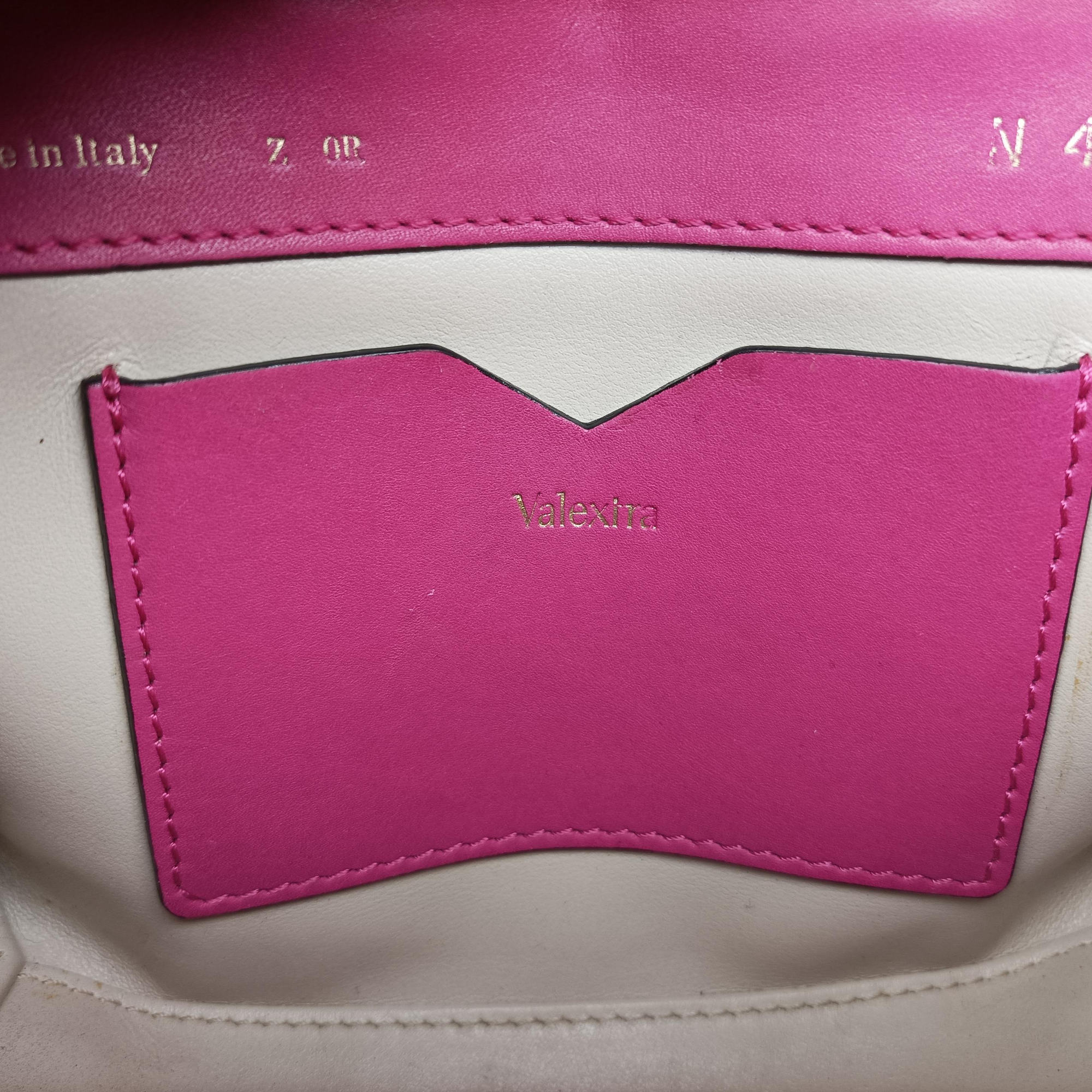 Pre-owned Valextra Iside Rose Leather  shoulderbag | stylenewstar