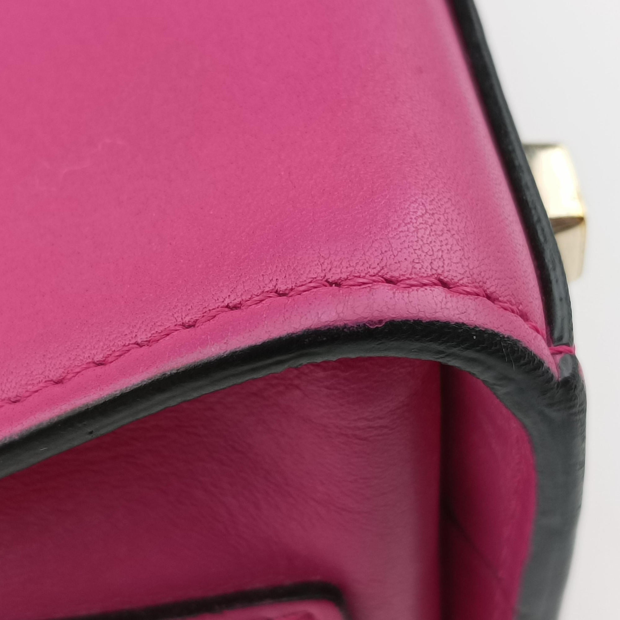 Pre-owned Valextra Iside Rose Leather  shoulderbag | stylenewstar