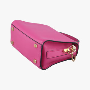 Pre-owned Valextra Iside Rose Leather  shoulderbag | stylenewstar
