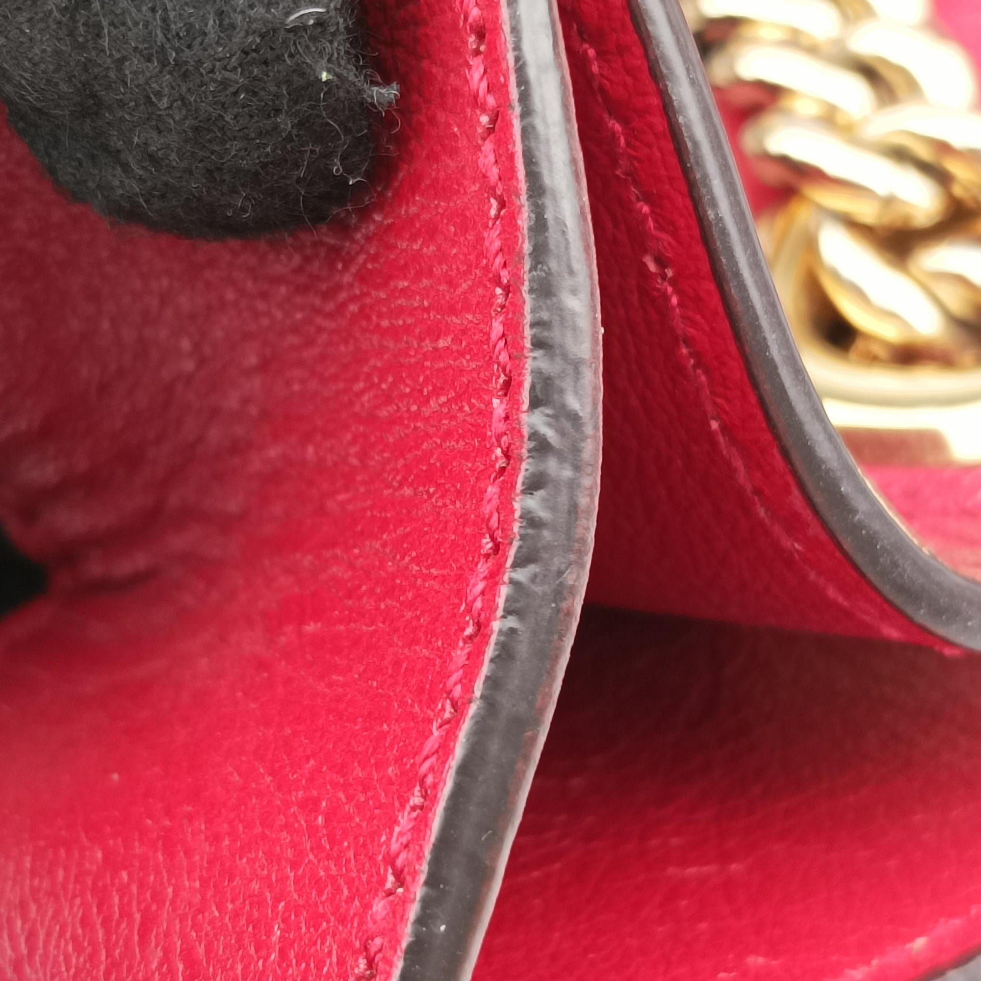 Vintage Gucci Rajah Black × Red × Multi Tweed × Leather 537219 shoulderbag | stylenewstar