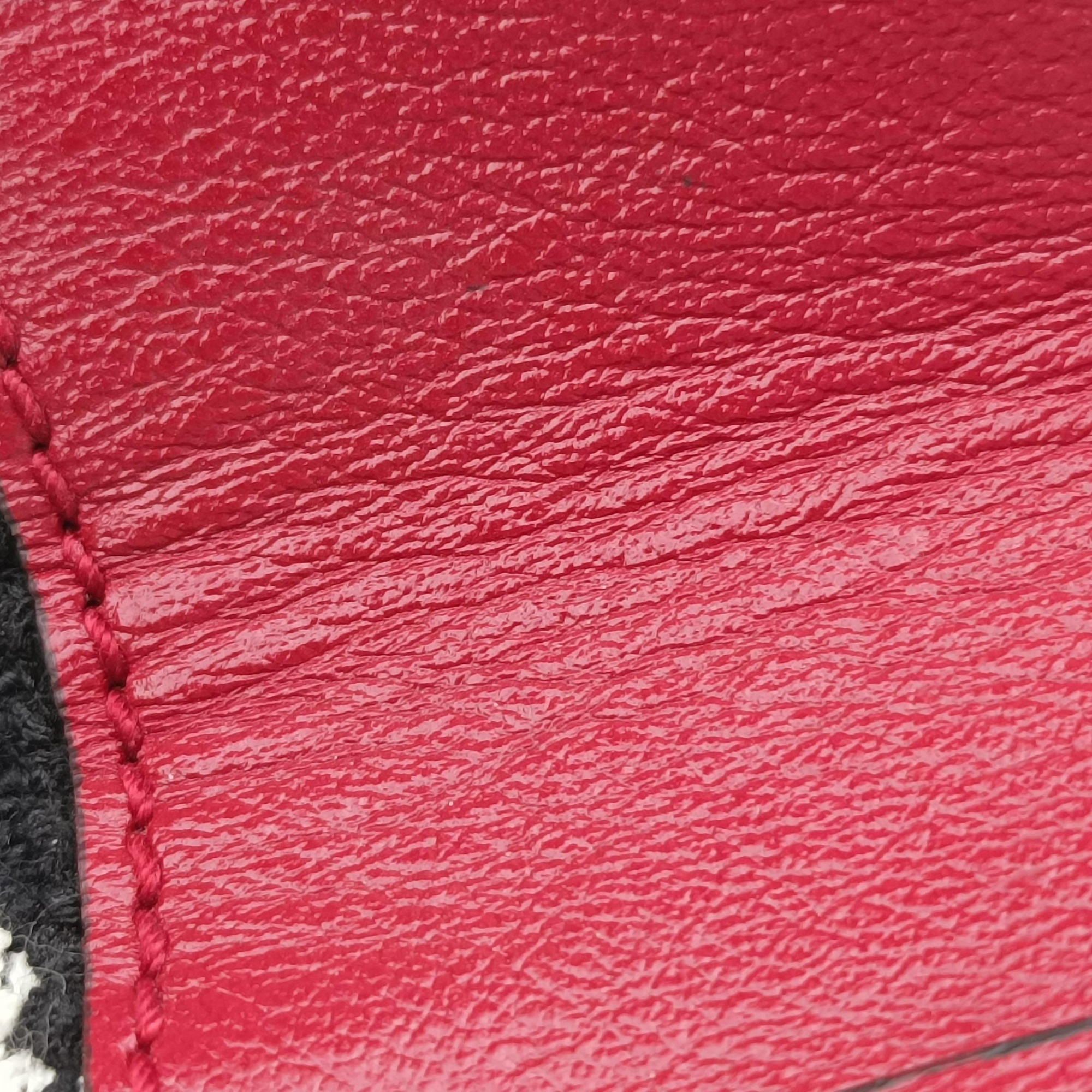 Vintage Gucci Rajah Black × Red × Multi Tweed × Leather 537219 shoulderbag | stylenewstar