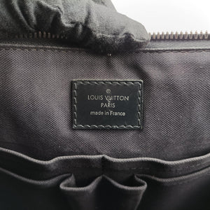 Pre-owned Louis Vuitton Porte Documents Jour Noir Damier Graphite N48224 handbag | stylenewstar
