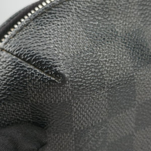 Pre-owned Louis Vuitton Porte Documents Jour Noir Damier Graphite N48224 handbag | stylenewstar