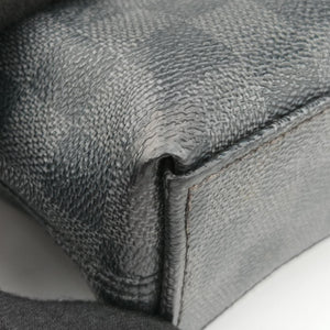 Pre-owned Louis Vuitton Porte Documents Jour Noir Damier Graphite N48224 handbag | stylenewstar