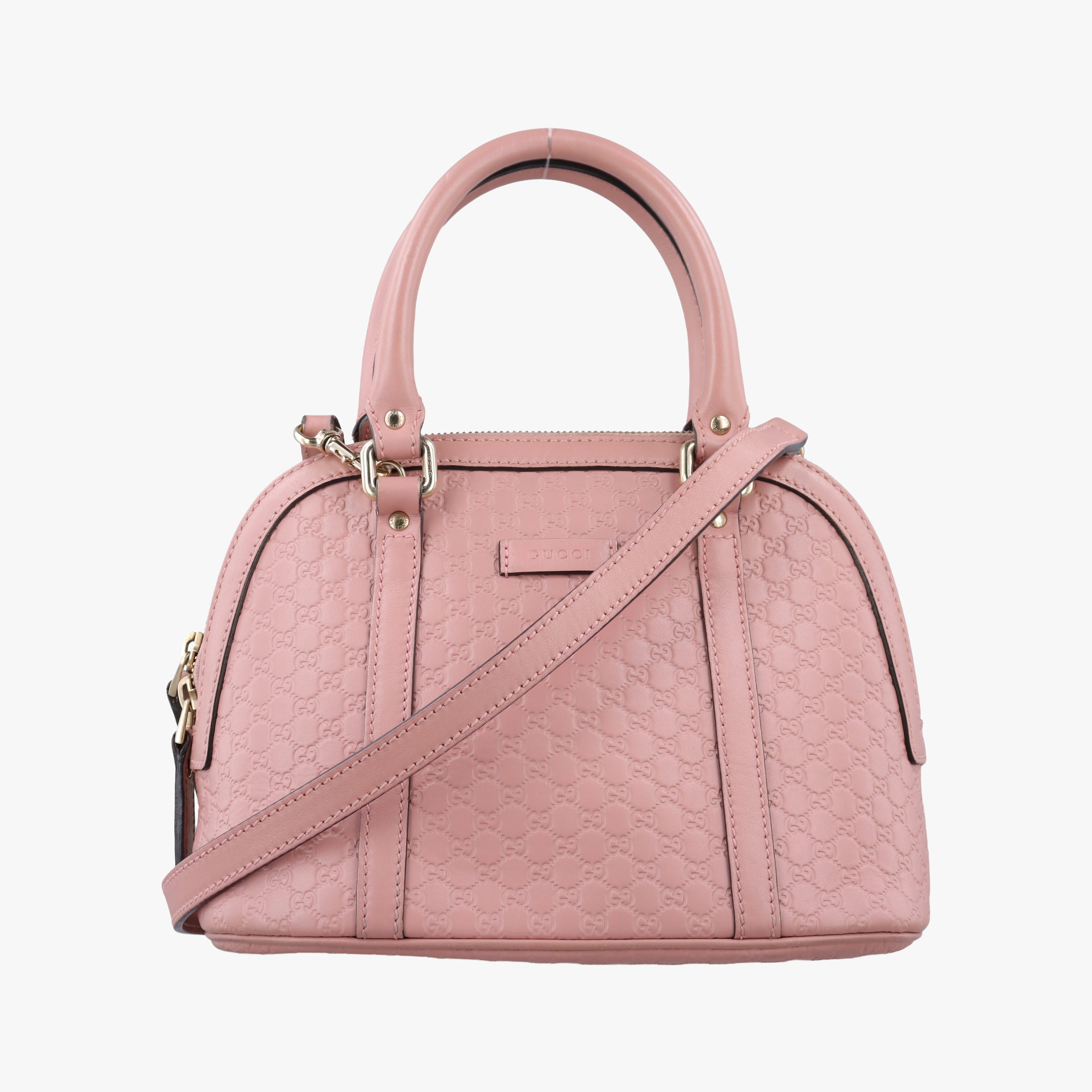 Pre-owned Gucci Microguccissima Pink Leather 449654 shoulderbag | stylenewstar