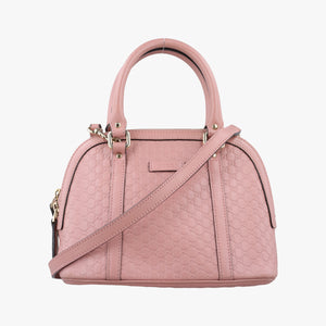 Pre-owned Gucci Microguccissima Pink Leather 449654 shoulderbag | stylenewstar