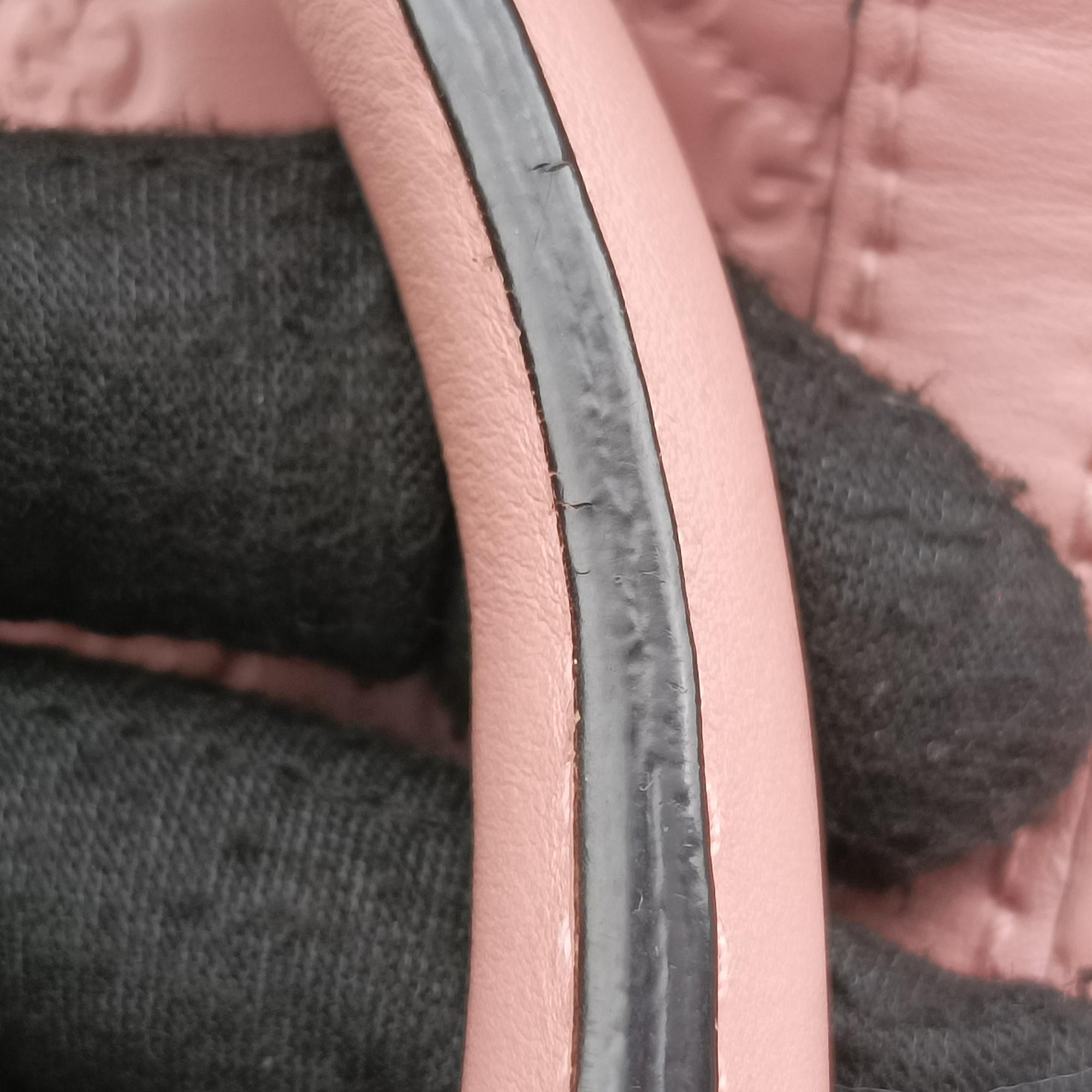 Pre-owned Gucci Microguccissima Pink Leather 449654 shoulderbag | stylenewstar