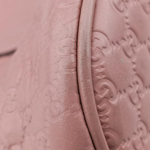 Pre-owned Gucci Microguccissima Pink Leather 449654 shoulderbag | stylenewstar