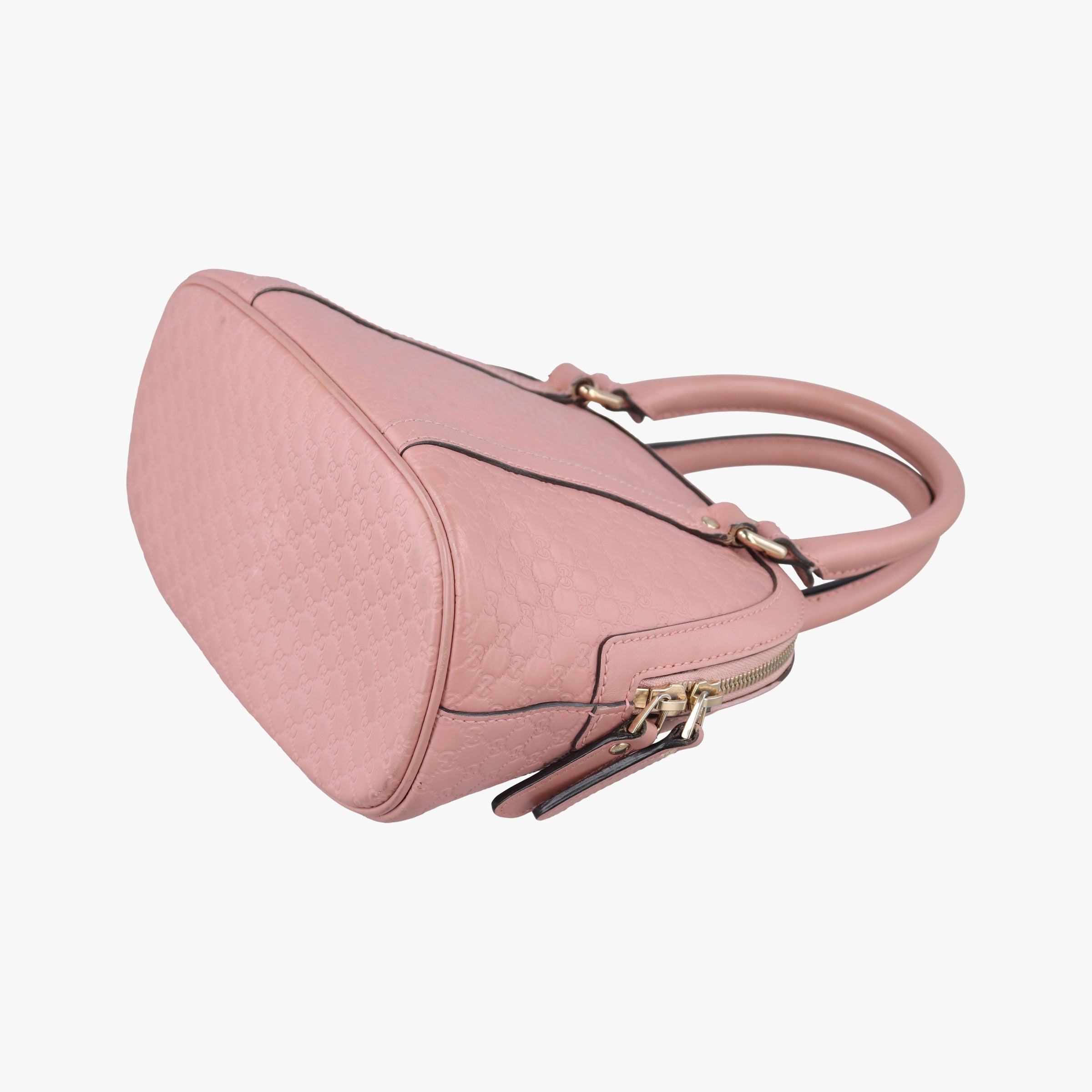Pre-owned Gucci Microguccissima Pink Leather 449654 shoulderbag | stylenewstar