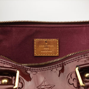 Pre-owned Louis Vuitton Alma PM AMARANTE Vernis M91611 handbag | stylenewstar