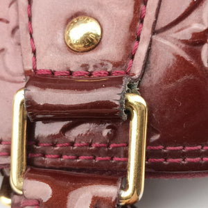 Pre-owned Louis Vuitton Alma PM AMARANTE Vernis M91611 handbag | stylenewstar