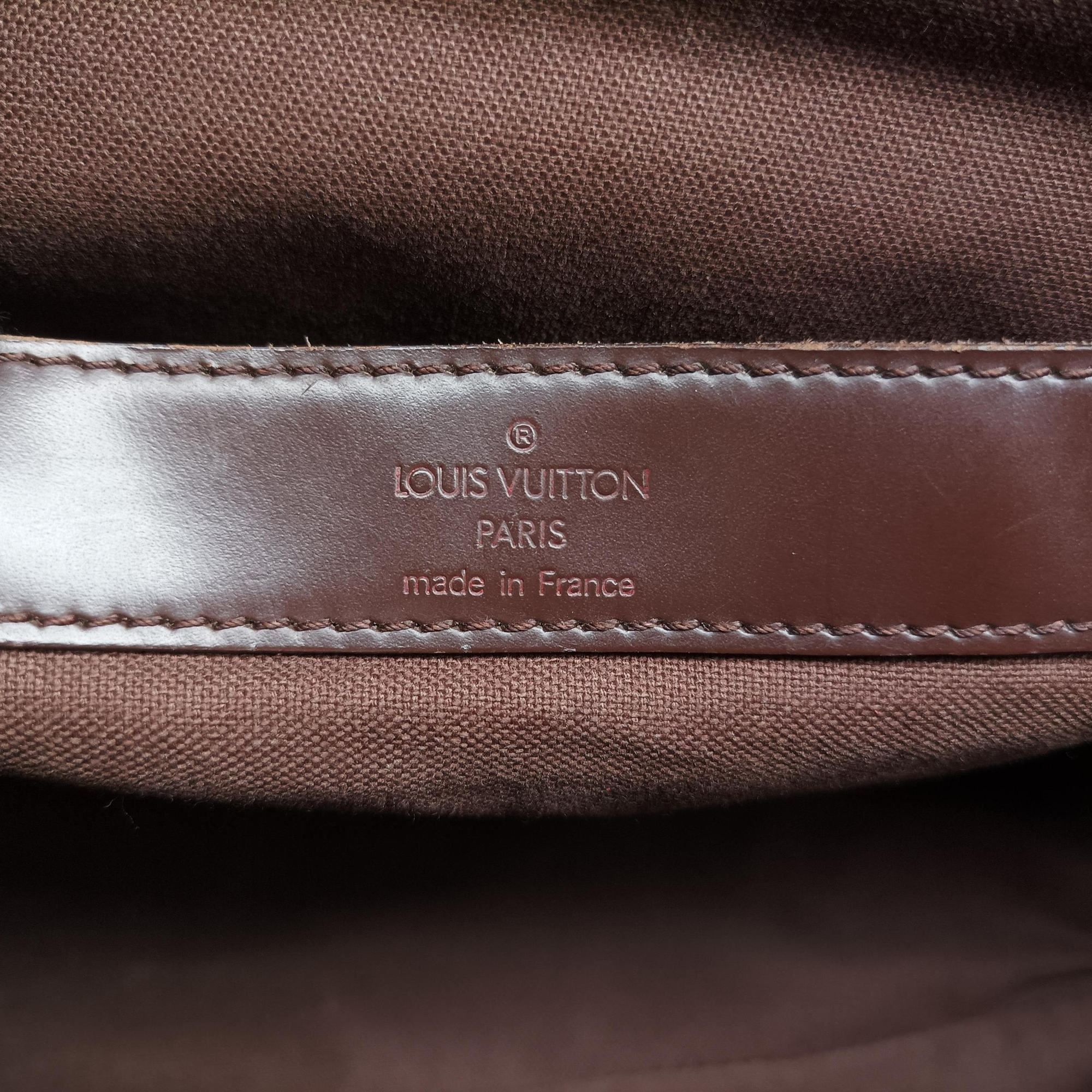 Pre-owned Louis Vuitton NAVIGLIO EBENE Damier Canvas N45255 shoulderbag | stylenewstar