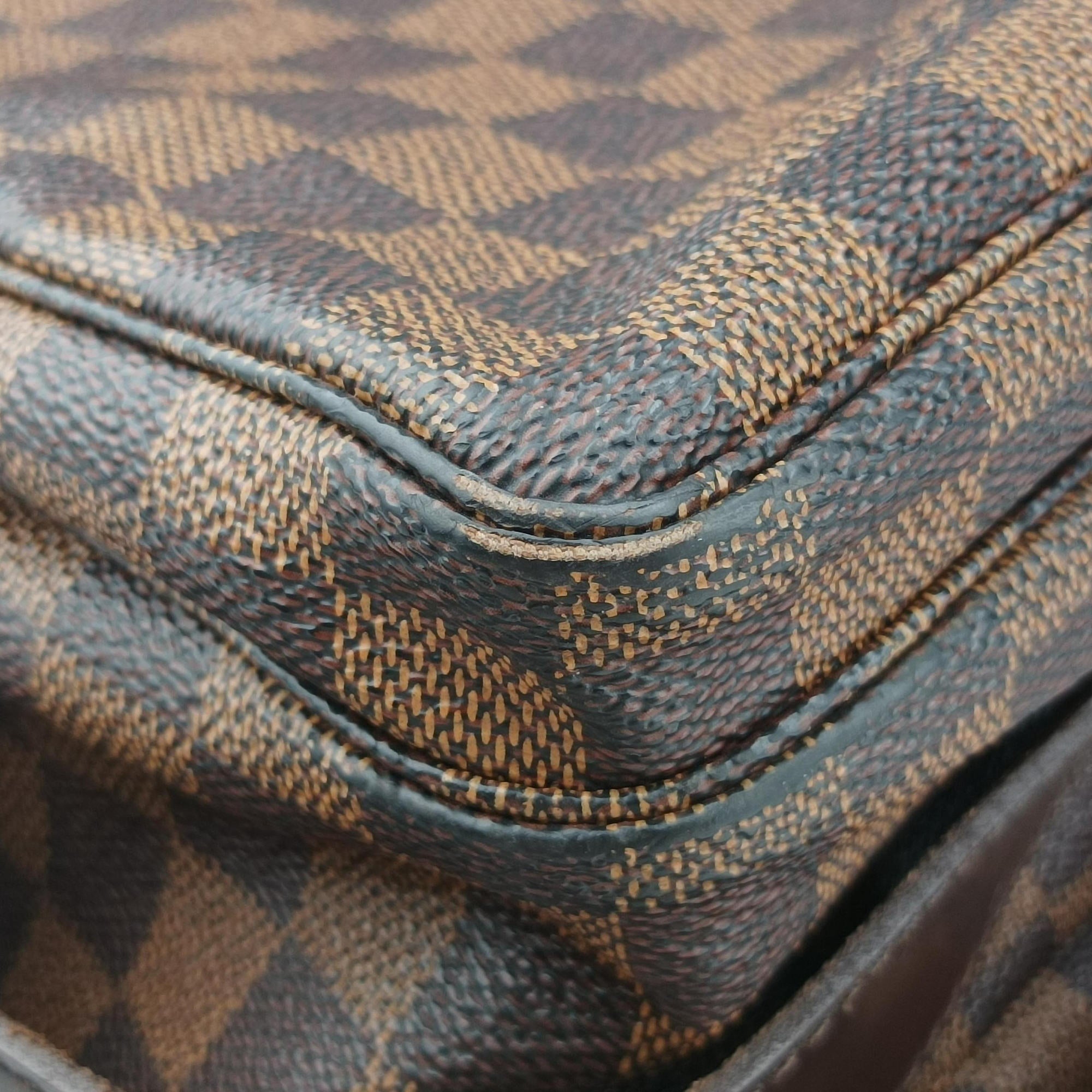 Pre-owned Louis Vuitton NAVIGLIO EBENE Damier Canvas N45255 shoulderbag | stylenewstar