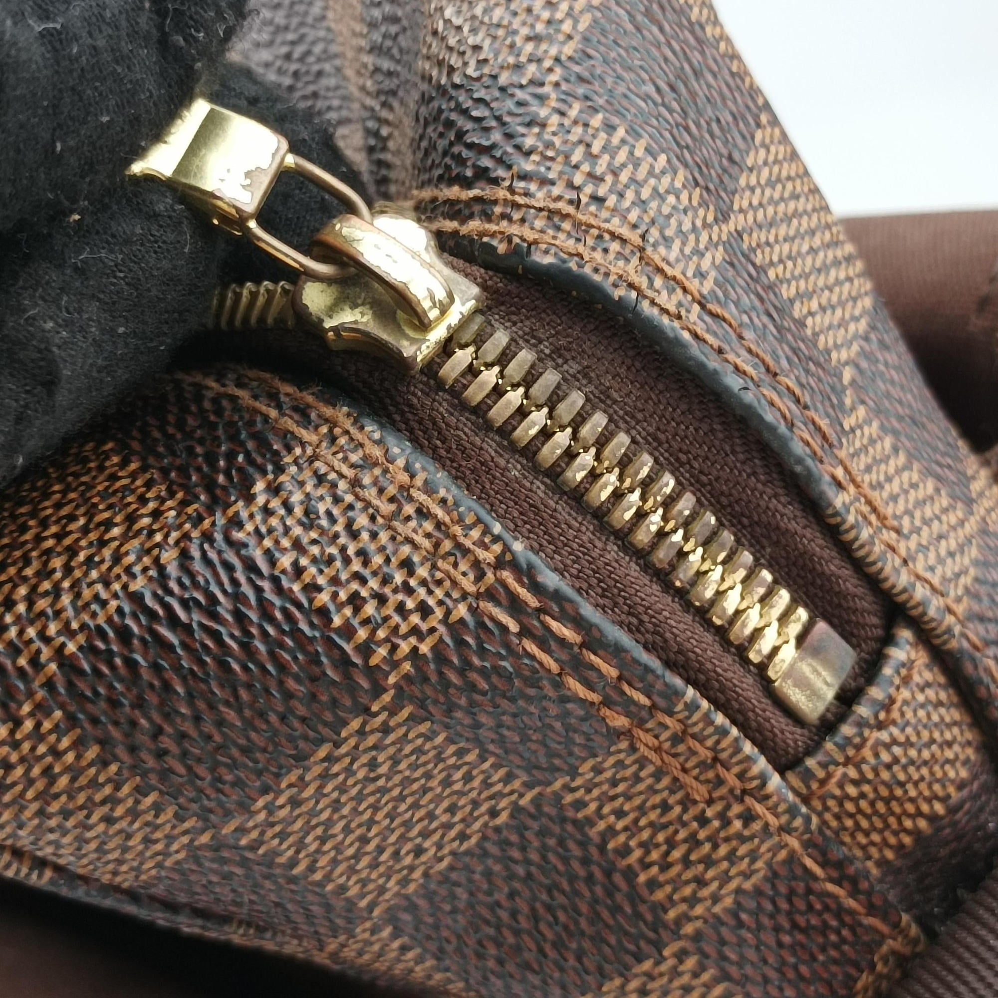 Pre-owned Louis Vuitton NAVIGLIO EBENE Damier Canvas N45255 shoulderbag | stylenewstar