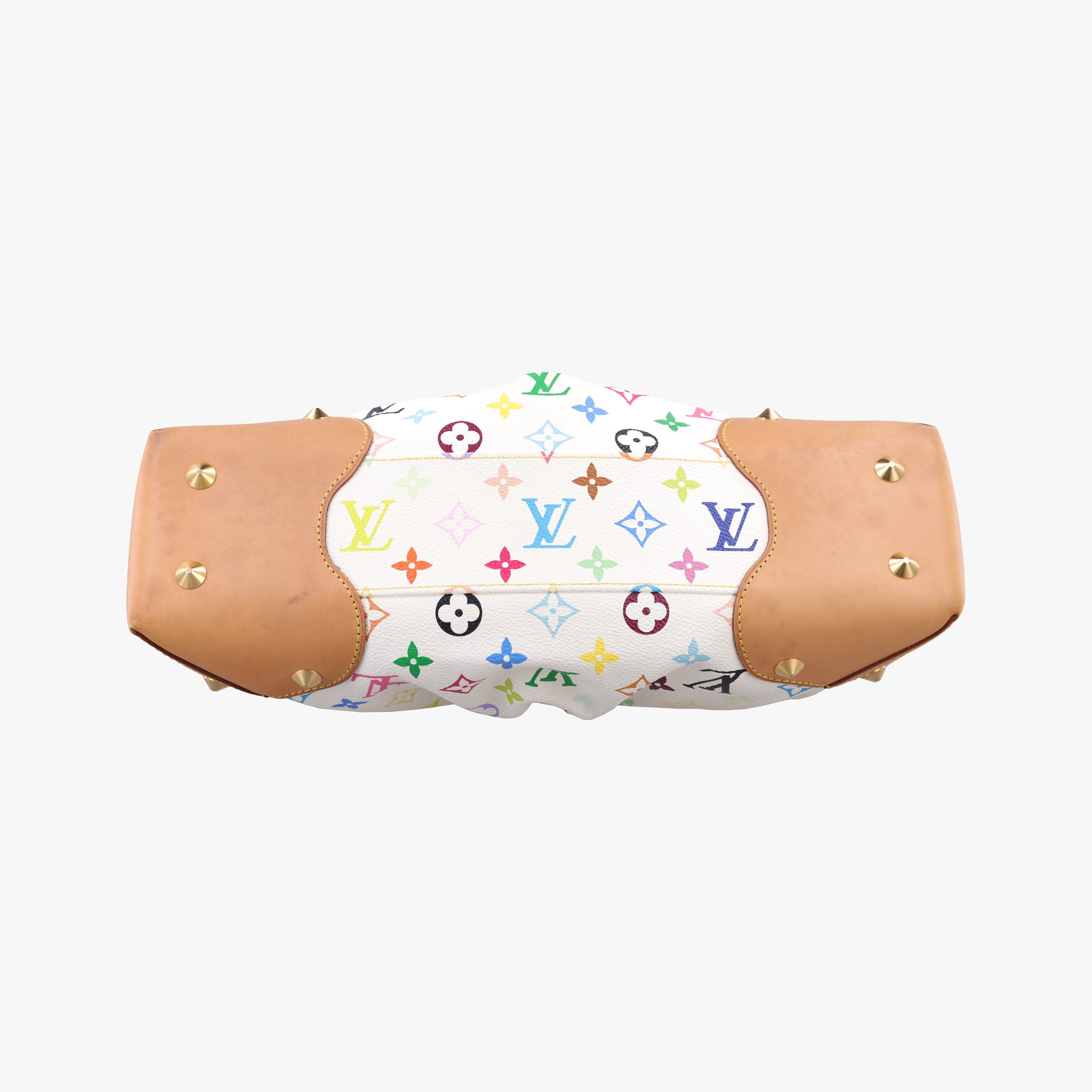 Pre-owned Louis Vuitton JUDY MM white Monogram Multicolor M40255 shoulderbag | stylenewstar