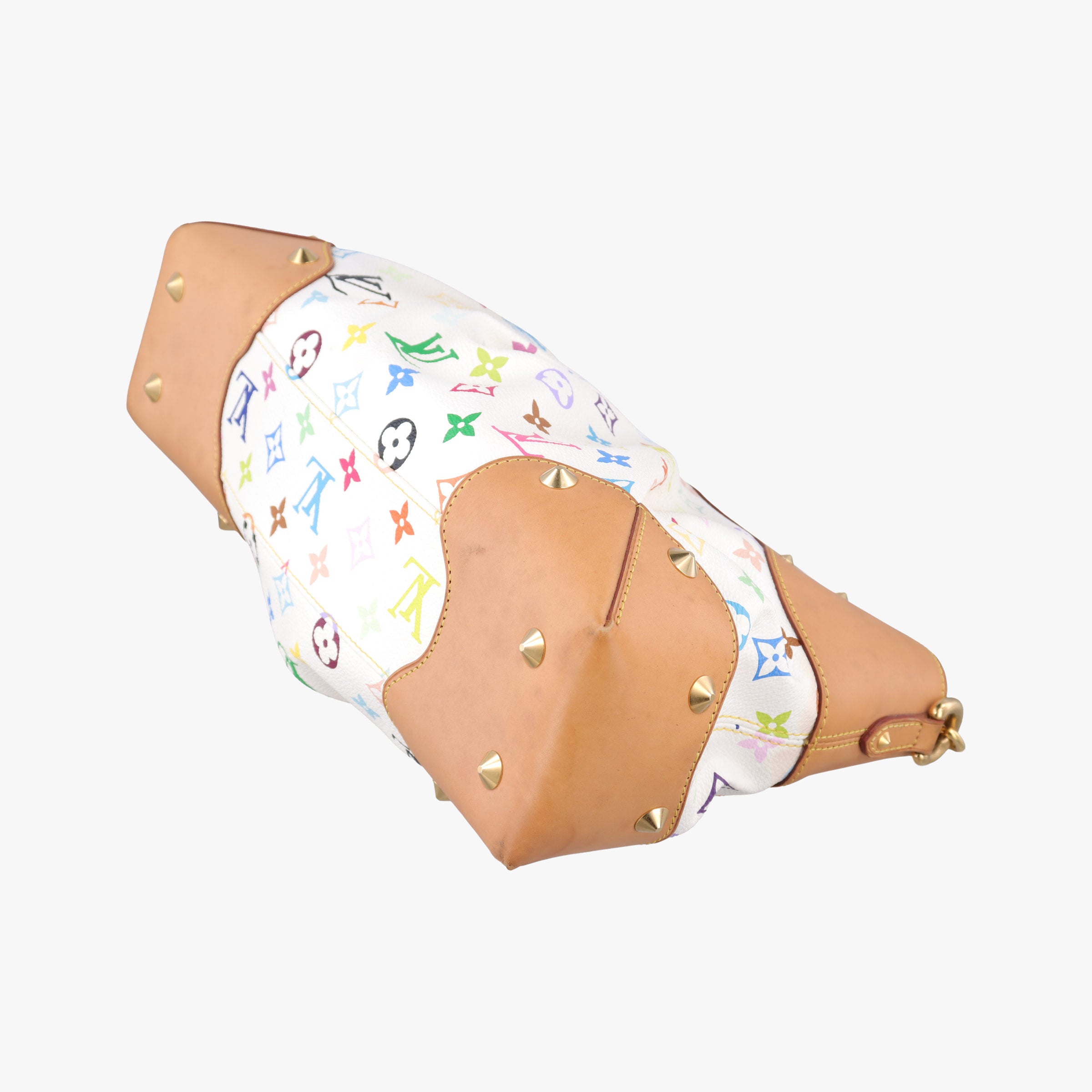 Pre-owned Louis Vuitton JUDY MM white Monogram Multicolor M40255 shoulderbag | stylenewstar