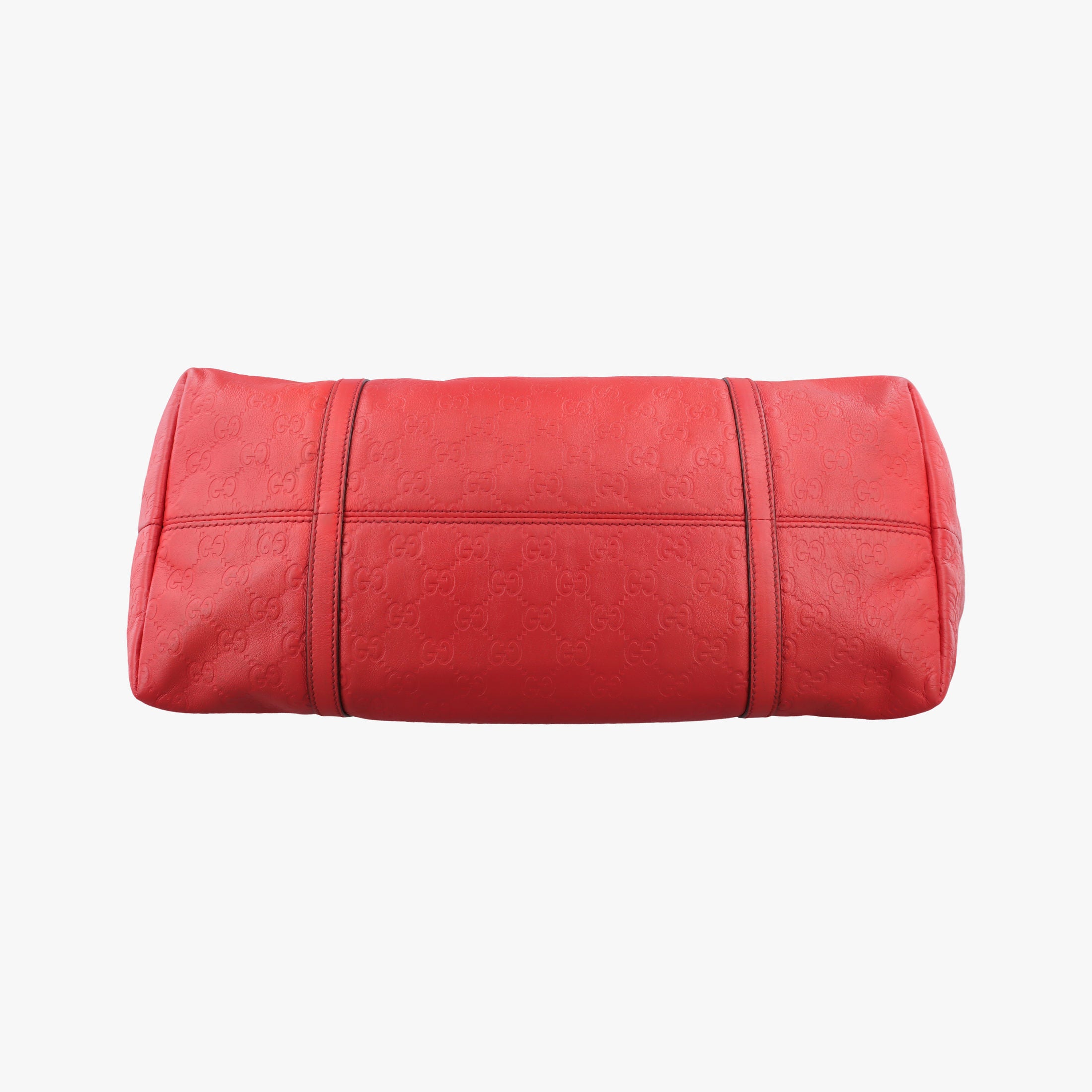 Pre-owned Gucci guccissima Red Leather 265696 handbag | stylenewstar