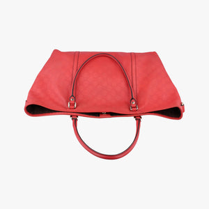 Pre-owned Gucci guccissima Red Leather 265696 handbag | stylenewstar