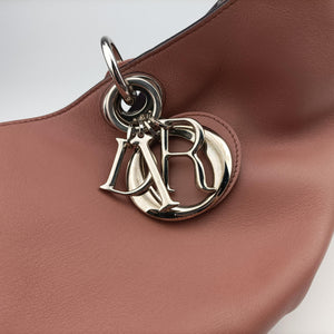 Pre-owned Christian Dior Diorissimo Brown Leather  shoulderbag | stylenewstar