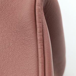 Pre-owned Christian Dior Diorissimo Brown Leather  shoulderbag | stylenewstar