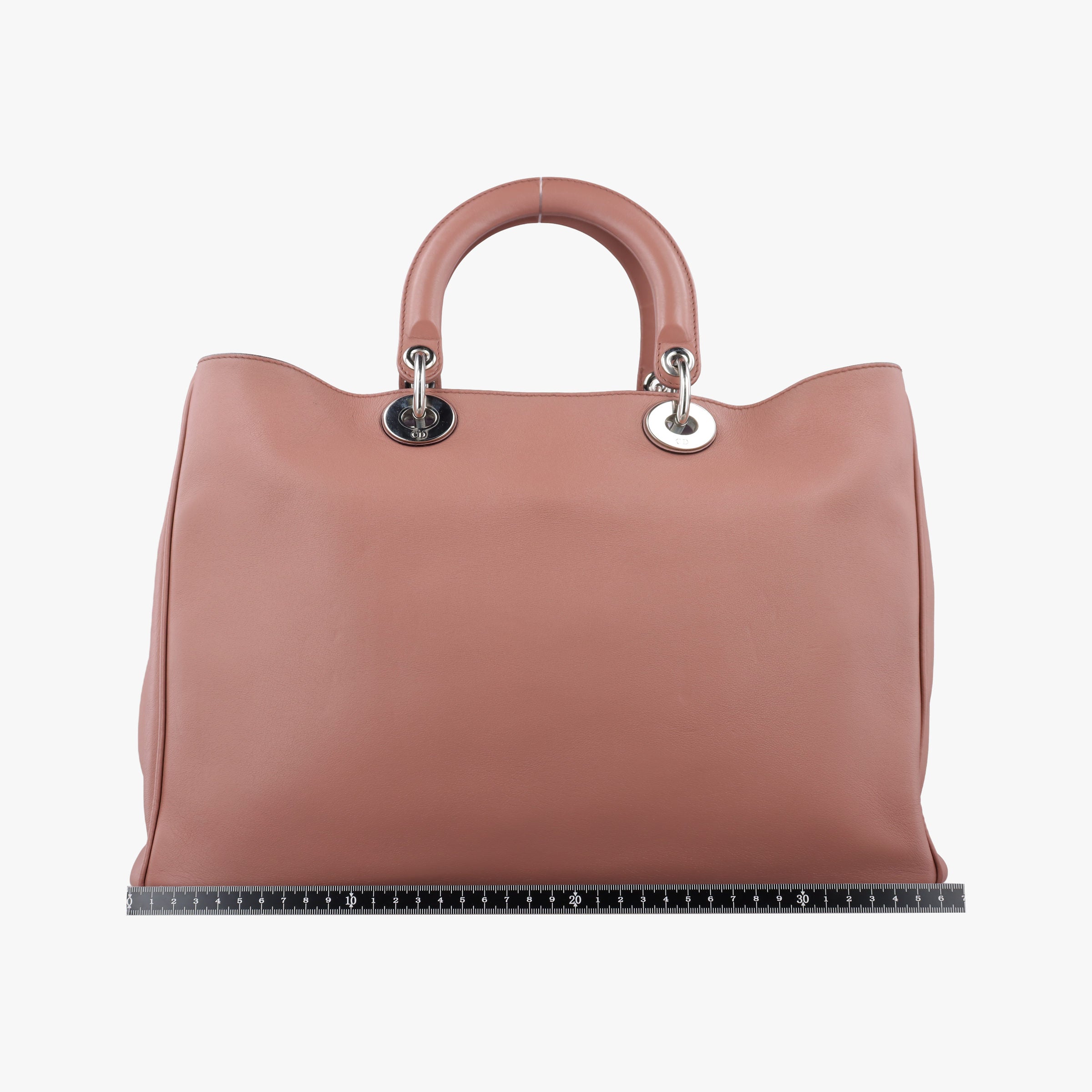 Pre-owned Christian Dior Diorissimo Brown Leather  shoulderbag | stylenewstar