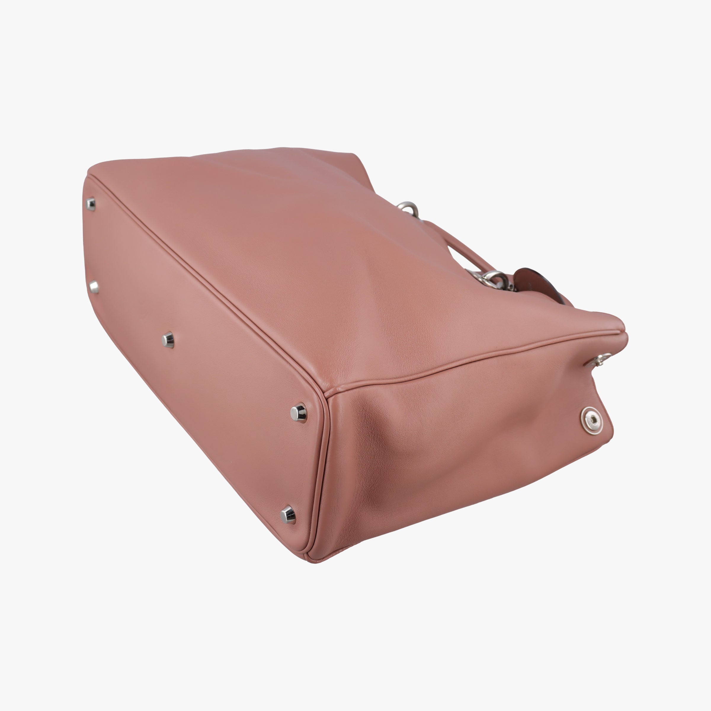 Pre-owned Christian Dior Diorissimo Brown Leather  shoulderbag | stylenewstar