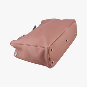Pre-owned Christian Dior Diorissimo Brown Leather  shoulderbag | stylenewstar