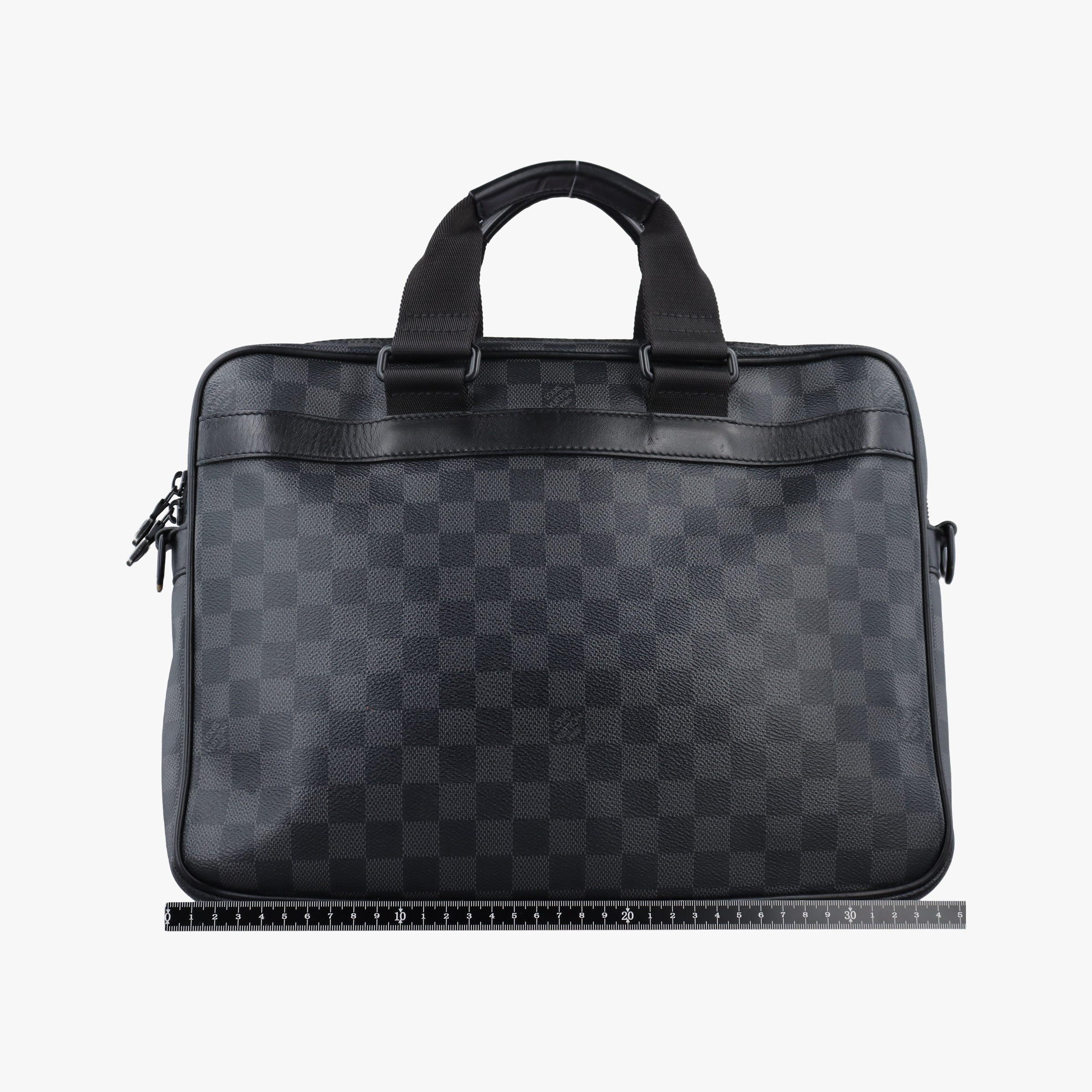 Pre-owned Louis Vuitton Utility Business Black Damier Graphite N40278 shoulderbag | stylenewstar