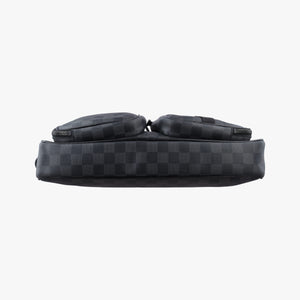 Pre-owned Louis Vuitton Utility Business Black Damier Graphite N40278 shoulderbag | stylenewstar