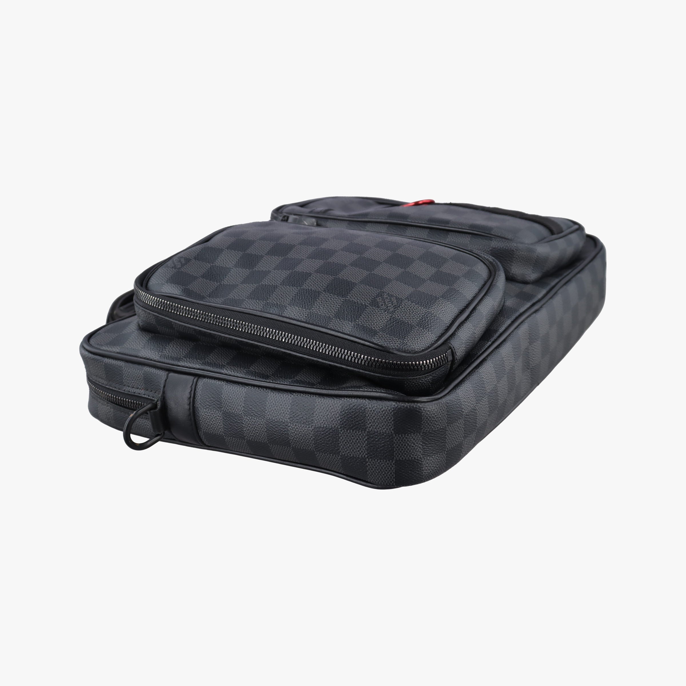 Pre-owned Louis Vuitton Utility Business Black Damier Graphite N40278 shoulderbag | stylenewstar
