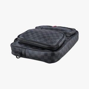 Pre-owned Louis Vuitton Utility Business Black Damier Graphite N40278 shoulderbag | stylenewstar