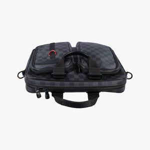 Pre-owned Louis Vuitton Utility Business Black Damier Graphite N40278 shoulderbag | stylenewstar