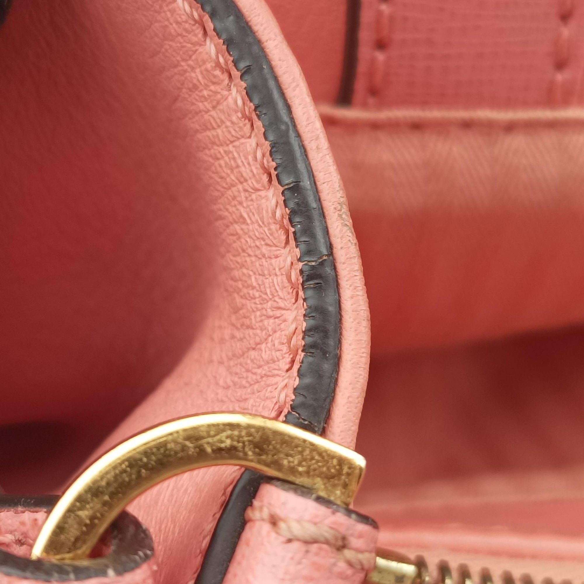 Pre-owned Fendi Petite 2 JOURS Pink Leather 8BH253 shoulderbag | stylenewstar