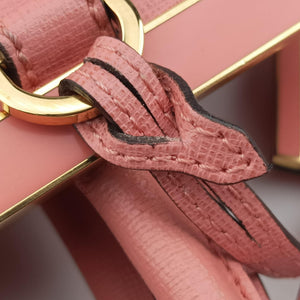 Pre-owned Fendi Petite 2 JOURS Pink Leather 8BH253 shoulderbag | stylenewstar