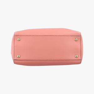 Pre-owned Fendi Petite 2 JOURS Pink Leather 8BH253 shoulderbag | stylenewstar