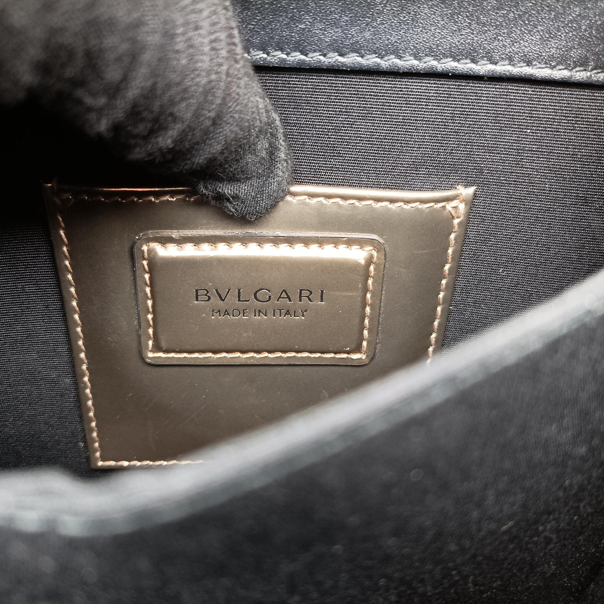 Pre-owned Bvlgari SERPENTI FOREVER Golden Enamel  shoulderbag | stylenewstar