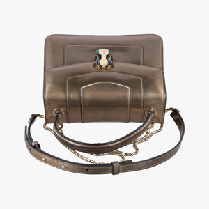 Pre-owned Bvlgari SERPENTI FOREVER Golden Enamel  shoulderbag | stylenewstar