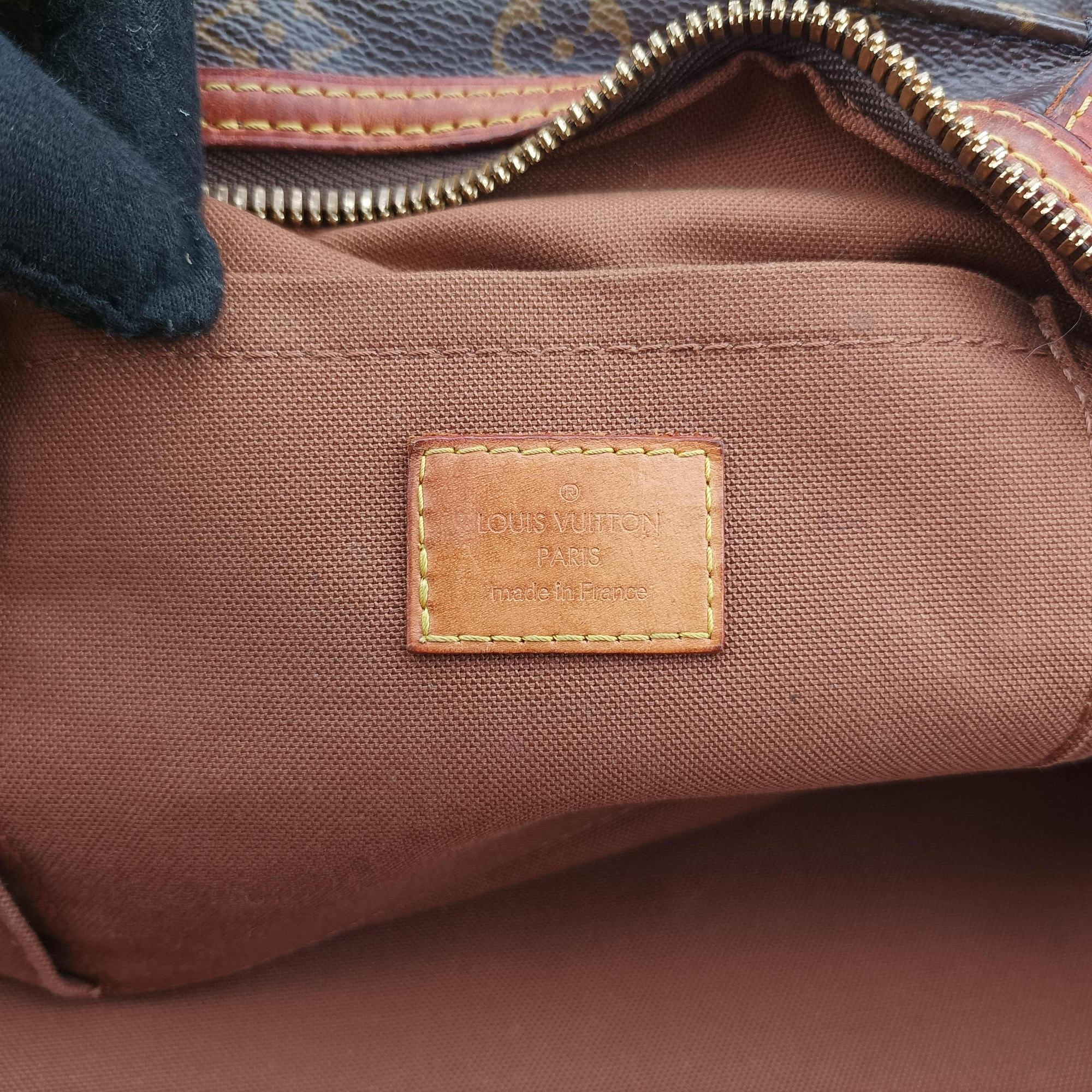 Secondhand Louis Vuitton Monogram Rivet Brown Monogram Canvas M40140 shoulderbag | stylenewstar