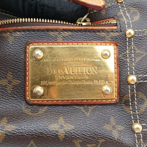 Secondhand Louis Vuitton Monogram Rivet Brown Monogram Canvas M40140 shoulderbag | stylenewstar