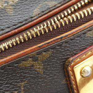Secondhand Louis Vuitton Monogram Rivet Brown Monogram Canvas M40140 shoulderbag | stylenewstar