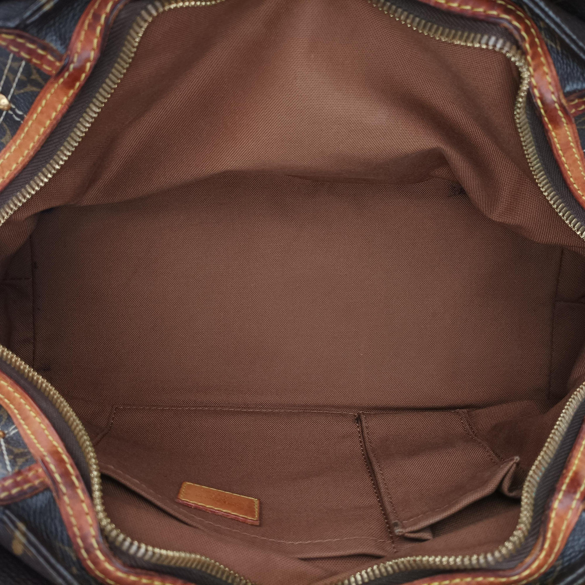Secondhand Louis Vuitton Monogram Rivet Brown Monogram Canvas M40140 shoulderbag | stylenewstar