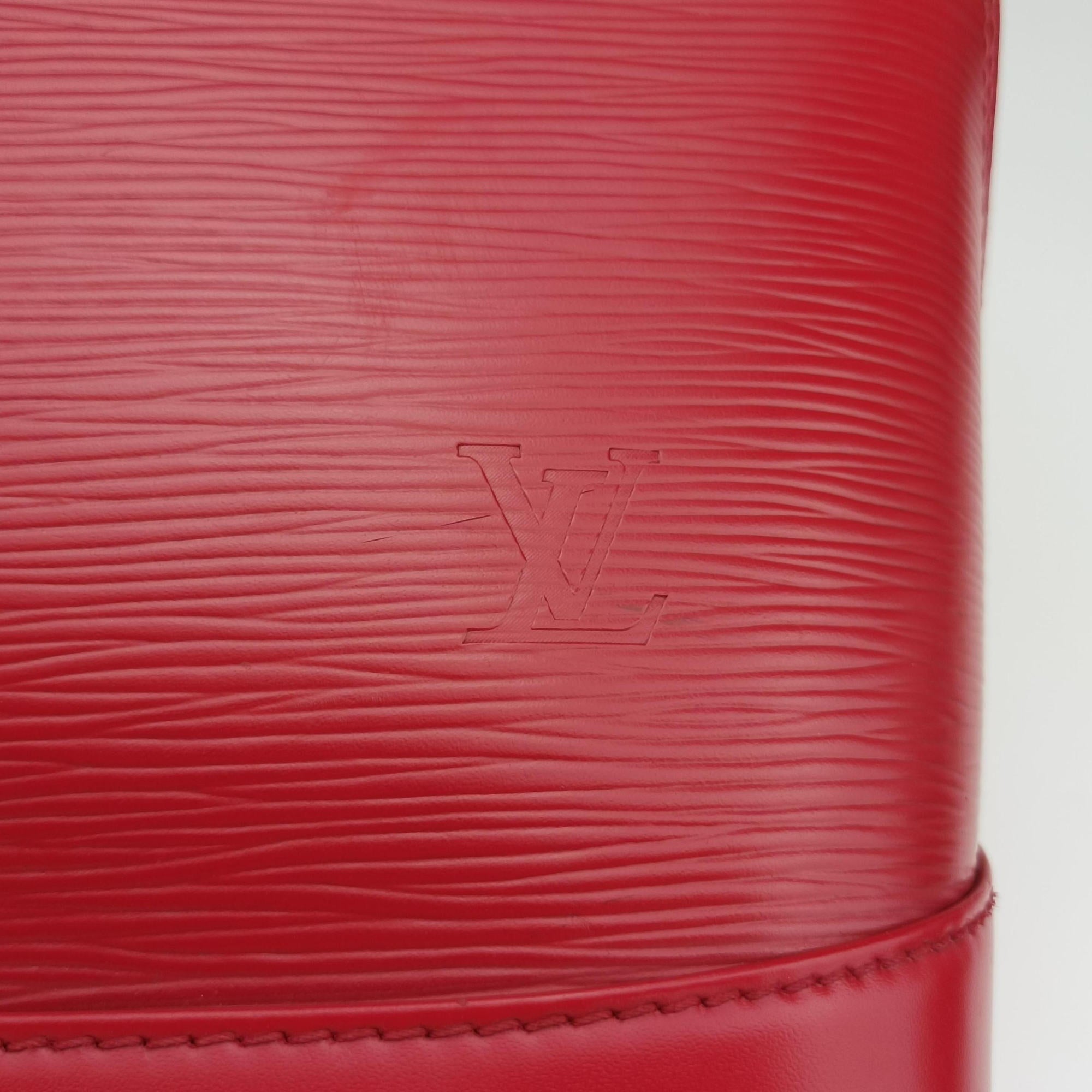 Pre-owned Louis Vuitton Alma GM Carmine Epi M40486 handbag | stylenewstar