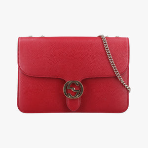Secondhand Gucci Interlocking G Red Leather 510303 shoulderbag | stylenewstar