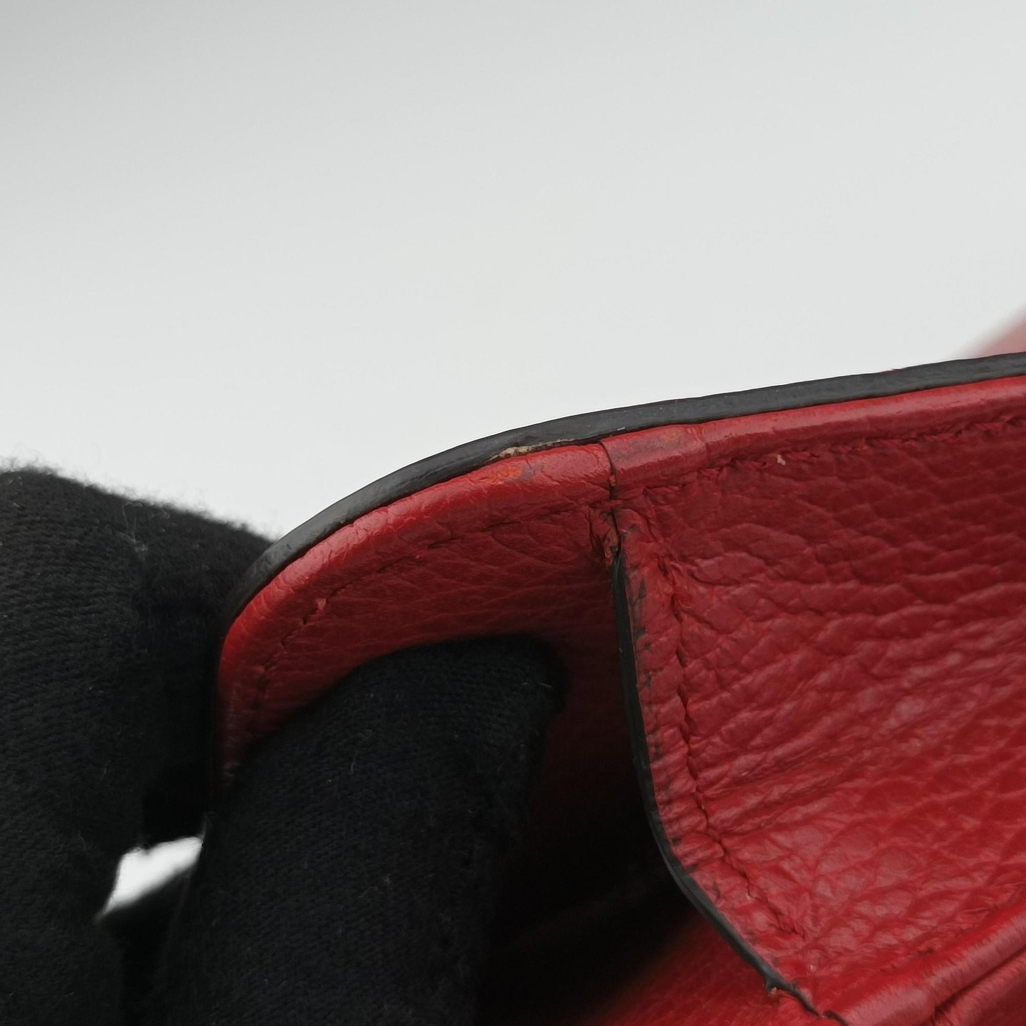Secondhand Gucci Interlocking G Red Leather 510303 shoulderbag | stylenewstar