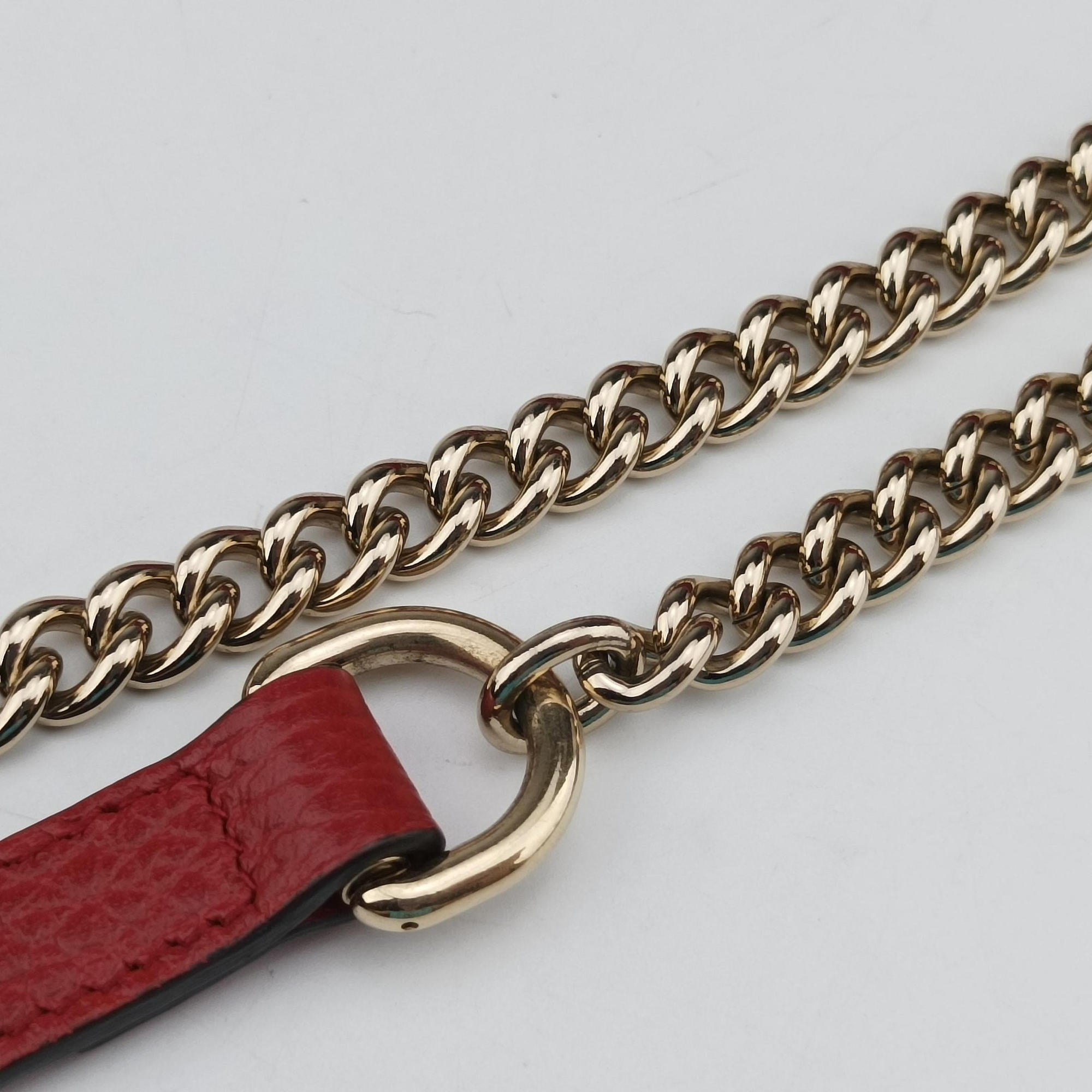 Secondhand Gucci Interlocking G Red Leather 510303 shoulderbag | stylenewstar